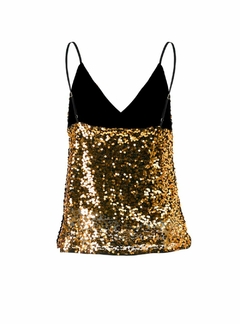 Blusa Paetê Dourado - comprar online