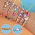 Kit 12 Pulseiras Braceletes Pingentes Fofos Infantil - Top - loja online