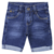 Bermuda Articolare Jeans Infantil Com Barra Virada