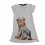 Vestido Dog e Detalhes em Pedra Brilhante - comprar online