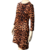 VESTIDO ANIMAL PRINT MANGAS LONGAS, TAM P - comprar online