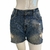 SHORTS JEANS DESTROYED, TAM 38