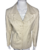 BLAZER COURO BEGE, TAM M - comprar online