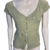 CARDIGAN MANGA CURTA VERDE MENTA, TAM P - comprar online