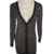 CARDIGAN PRETO ESTAMPA ZEBRA, TAM P - comprar online