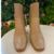 BOTA BEGE COURO CANO BAIXO, TAM 36 BR, ULLA JOHNSON - comprar online