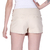 SHORTS SAIA COURO OFF WHITE, TAM 40 - comprar online