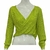 TRICOT TRANSPASSADO VERDE ABACATE, TAM P