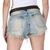 SHORTS JEANS CÓS DE COURO, TAM 38 - comprar online