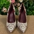 SCARPIN MARSALA BORDADO, TAM 35 - comprar online