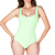 BODY VERDE NEON ALÇAS LARGAS , TAM M