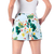 SHORTS AZUL CLARO FLORAL, TAM M - comprar online