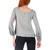 BLUSA CINZA MESCLA MANGA LONGA, TAM 38 - comprar online