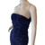 VESTIDO LONGO AZUL TEXTURIZADO, TAM 38 - comprar online