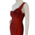 VESTIDO LONGO VERMELHO FESTA UM OMBRO SÓ, TAM 42 - comprar online