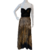 VESTIDO LONGO ANIMAL PRINT TOMARA QUE CAIA, TAM P