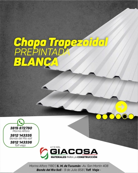 Chapa Trapezoidal Prelacada Rojo Hiescosa ☎ 916 889 444