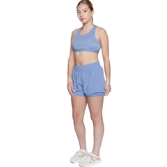 Short Deportivo Con Calza Pintch Celeste -Reves