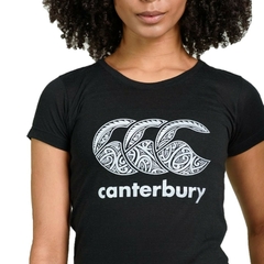 Remera De Algodón Maorí Negra - Canterbury - comprar online