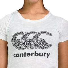 Remera De Algodón Maorí Blanca - Canterbury en internet