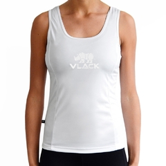 Musculosa Cumin Blanca con Logo Blanco - Vlack