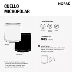 Cuello Micropolar Negro- Nopal - comprar online