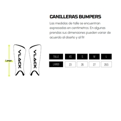 Canilleras De Hockey Bumpers Negro - Vlack - comprar online