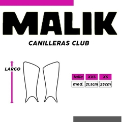 Canilleras Club Azules - Malik - comprar online