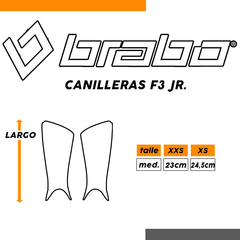 Canilleras F3 Junior - Brabo - comprar online