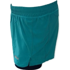 Short Deportivo Malibú Celeste Con Calza - Malik - comprar online