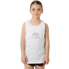 Musculosa Cumin Blanca con Logo Gris - Vlack