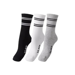 Medias Mid Socks Pack x3 - Vlack