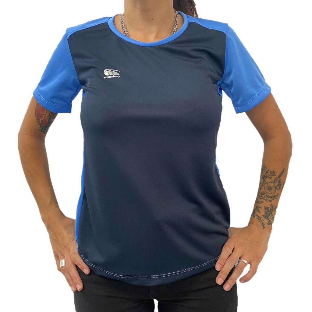 Remera Deportiva Mujer Precious Azul - Canterbury