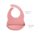 Babador em Silicone com Pega Migalhas Rosa - Buba - comprar online