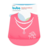 Babador em Silicone com Bolso Pega-Migalhas Rosa - Buba - Mimo Baby Kids Ltda