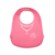 Babador em Silicone com Bolso Pega-Migalhas Rosa - Buba