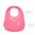 Babador em Silicone com Bolso Pega-Migalhas Rosa - Buba - comprar online