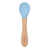 Colher Silicone Bambu Azul - Buba