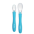 Kit 2 Colheres em Silicone Azul - Buba