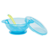 Kit Prato Bowl com Tampa e Colher Azul - Buba - comprar online