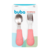 Kit Talheres Cabo em Silicone Rosa - Buba - comprar online