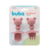 Kit Talheres em Silicone Ursinho Rosa - Buba - loja online