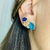 Brinco Ear Cuff Pedras Colors e Ponto de Luz - comprar online