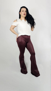 Calça Feminina Flare Vinho