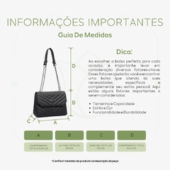 Bolsa Charme Feminina Com Alça de Corrente - comprar online