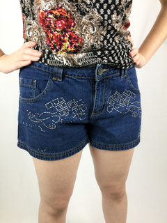 Shorts Jeans Feminino Marisa Com Brilhos - comprar online