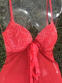 Lingerie Camisola Renda Abertura Frontal - comprar online