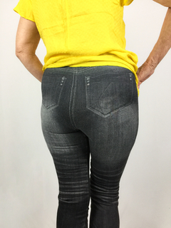 Calça Legging Efeito Jeans - loja online