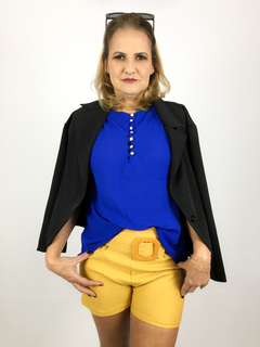 Blazer Feminino Social Preto Viscolycra - comprar online