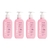 Hidratante Corporal Francis 200ml Rosa - Kit C/4un